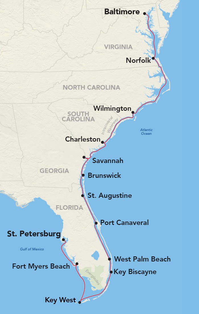american cruise lines intracoastal waterway